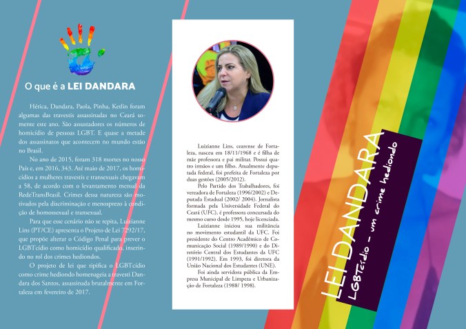 Folder Lei Dandara Frente